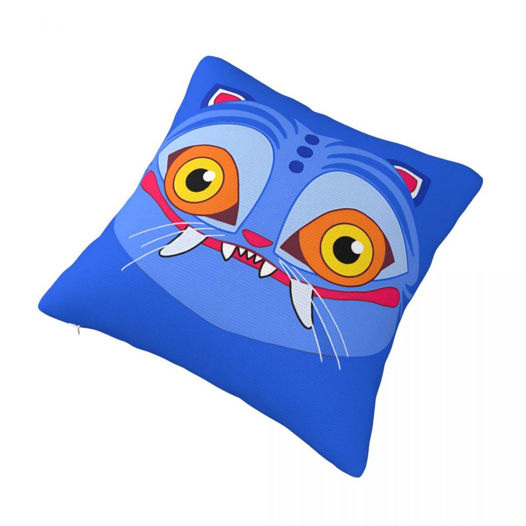 Подушка с анимацией Derpy Tiger, чехол для подушки, мягкий чехол для подушки, чехол для подушки, винтажный дизайн, наволочки для дивана, автомобиля, домашнего декора