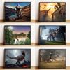 Jurassic Park Dinosaur Poster High Definition Printed Canvas Canvas Wall Art Picture