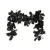Fall Leaf Decor Realistic Artificial Garland Festive 8ft Halloween Chrysanthemum Leaf Garland for Indoor Outdoor Decorations