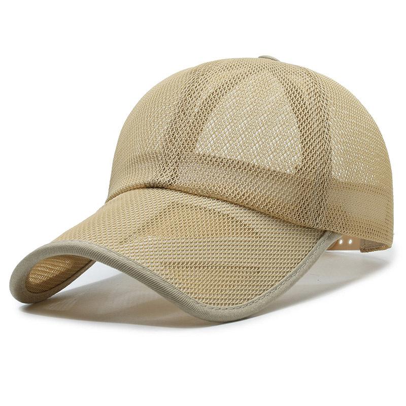 Summer Mesh Fashion Design Mesh Baseball Caps Sports Hats Mens Womens Travel and Trip Sunshade Hat Available Peaked Cap