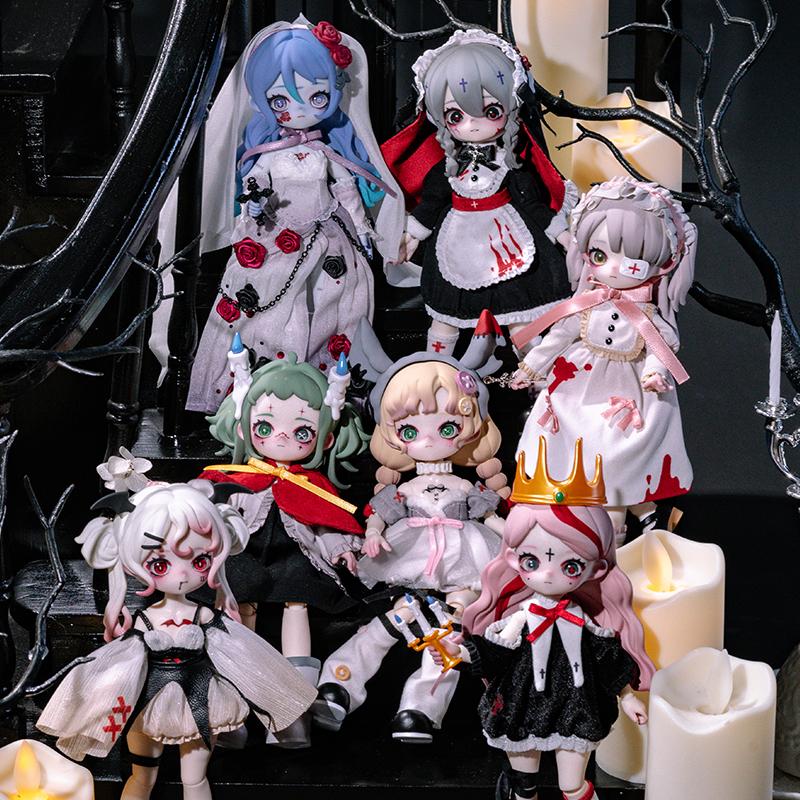 В наличии Nyssa Bizarre Nightmare Series 1/12 Bjd Слепая коробка Коробка-сюрприз Куклы Кавайи Экшн Аниме Фигурка Игрушки Подарок