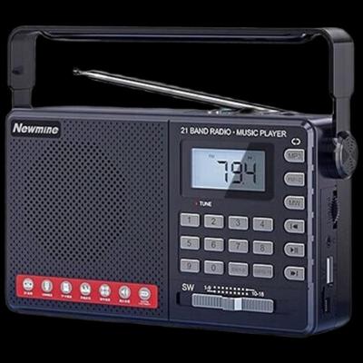 Портативное всеволновое радио Newmine MX30 вилка CN (адаптер в комплекте)
