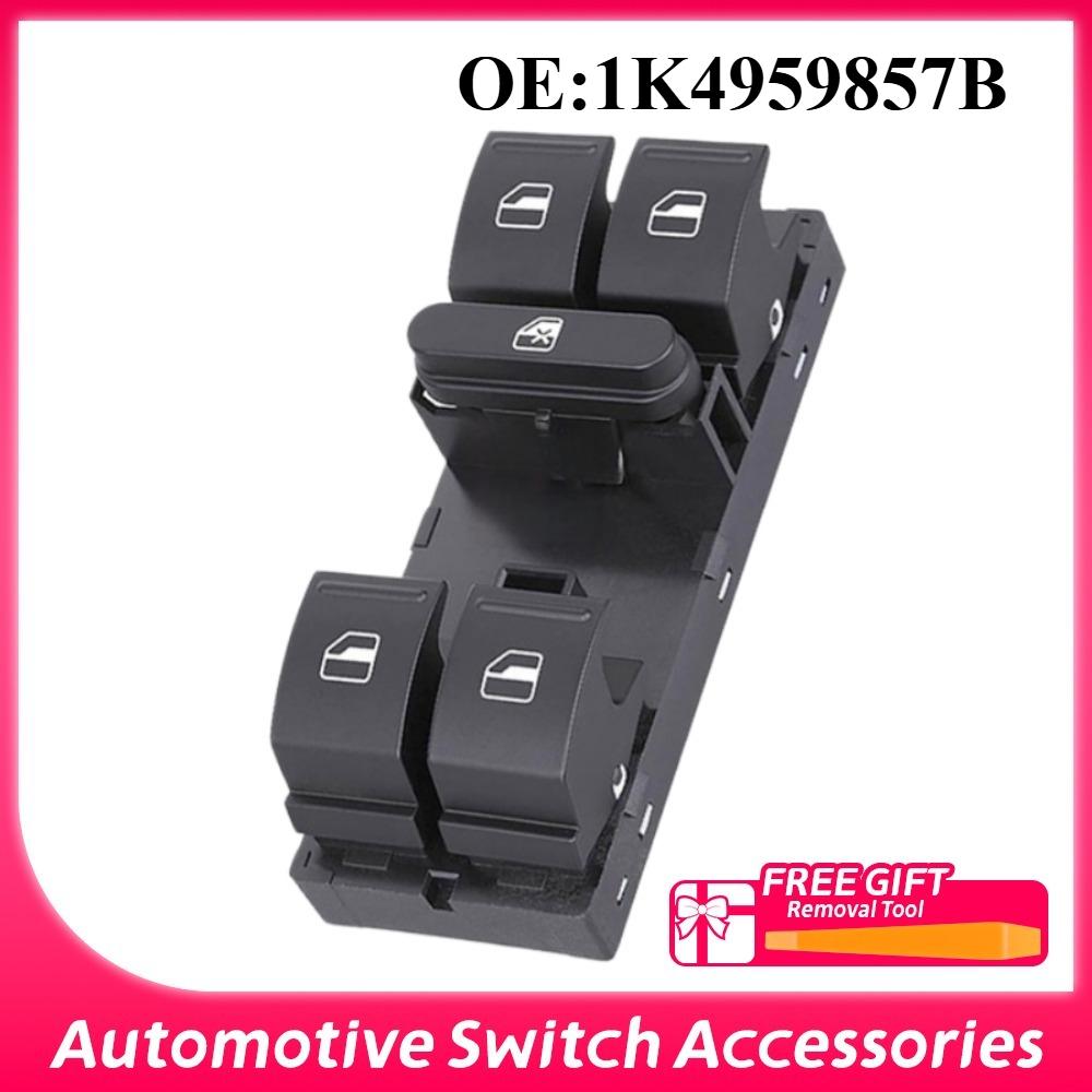1K4959857B Electric Power Master Window Switch Button For Volkswagen Golf 5 Golf 6 Jetta MK5 Mk6 Tiguan Touran Passat B6 B7