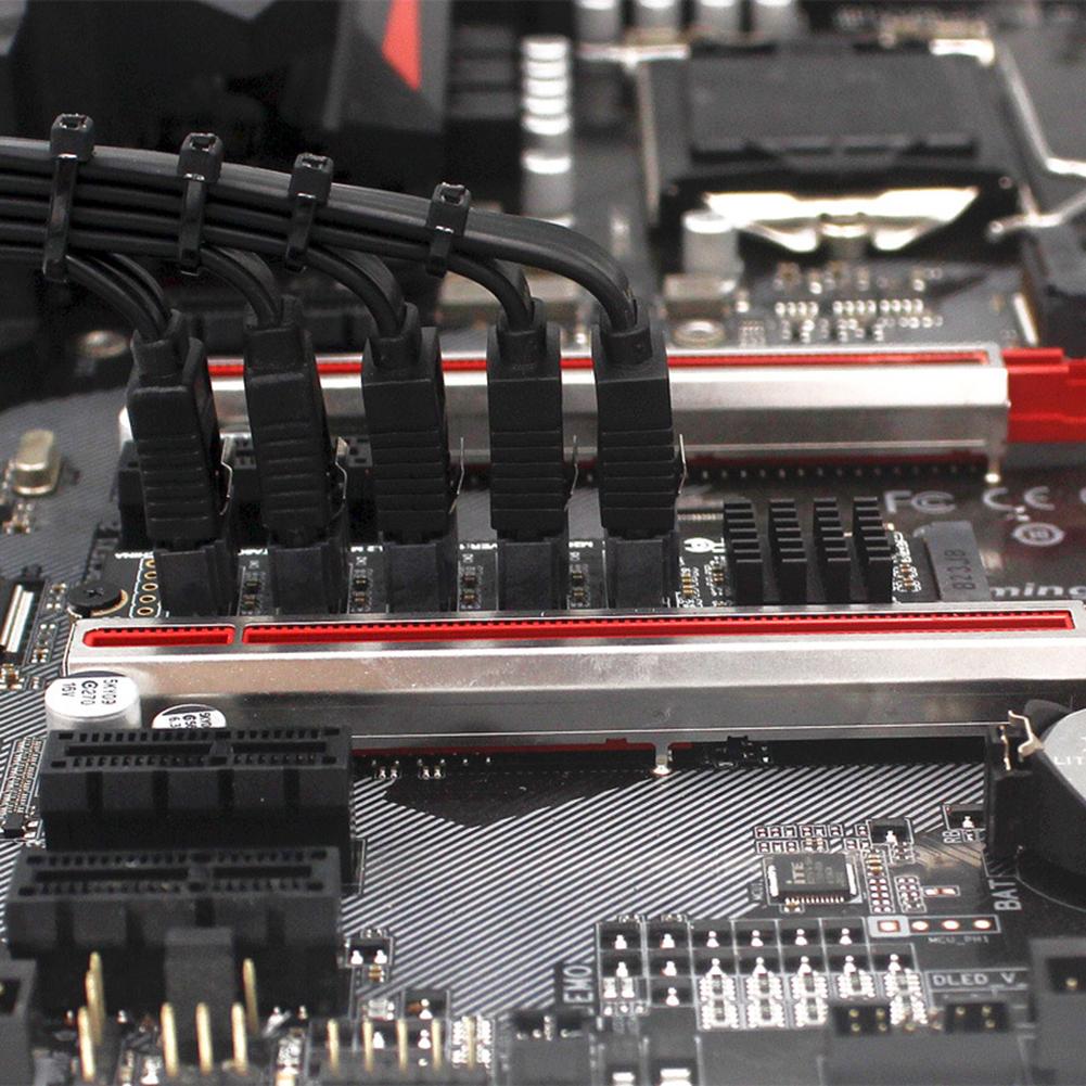 Адаптер M.2 M-Key PCI Express на SATA 3.0 для SSD-накопителя Поддержка ОС/Windows/Linux Адаптер для жесткого диска Поддержка функции PM