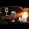 Magic Buddha Altar Chalice Goblet Wicca  Pagan Retro Divination Pub Bar Wine Glass Props Gothic Cocktail Whiskey Cup