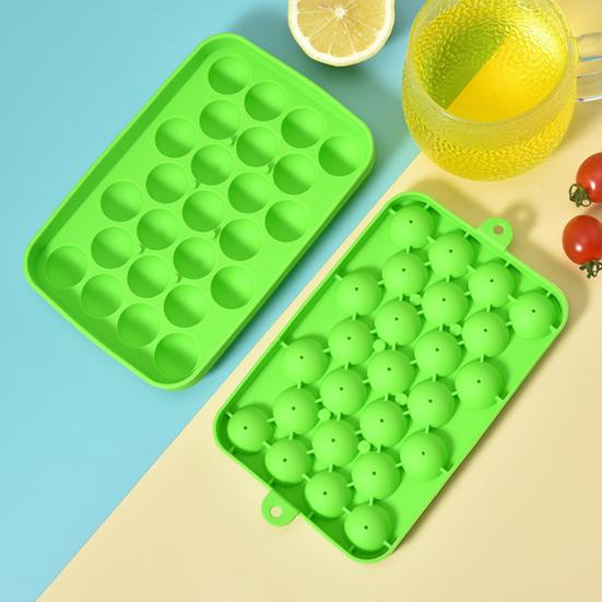 Большая емкость, легкосъемная силиконовая решетка для льда, желе, йогурт, форма для ледяного шара, холодильник, ящик для льда, пищевой контейнер для льда