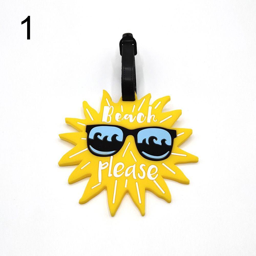 Cartoon Style Cartoon Luggage Tag Travel Accessories Name ID Address Tags Baggage Boarding Label
