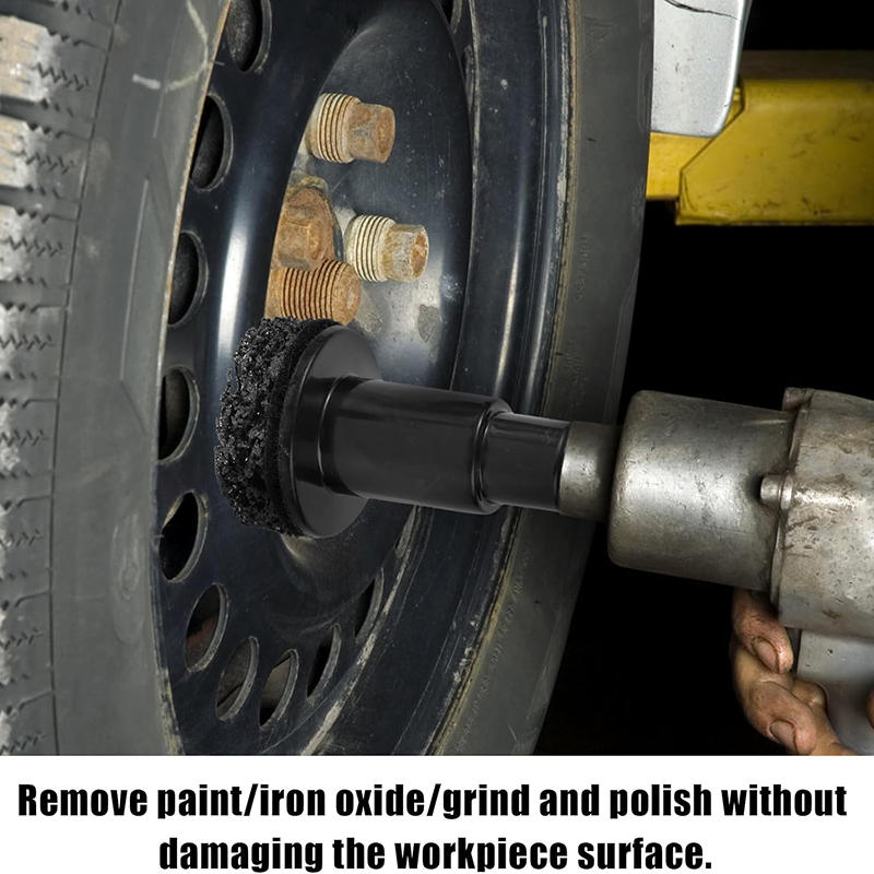 Инструмент для чистки ступицы колеса автомобиля, набор для шлифовки шпилек и ступицы, для гаек, легковых и грузовых автомобилей