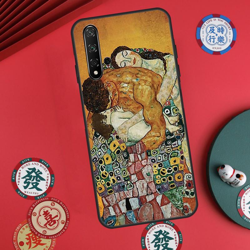 Поцелуй Густава Климта Для Huawei Nova Y73 Y72 Y61 Y91 Y90 Y70 Y60 12s 12i 11i 8i 9 10 SE P60 Pro P30 P40 Lite Чехол