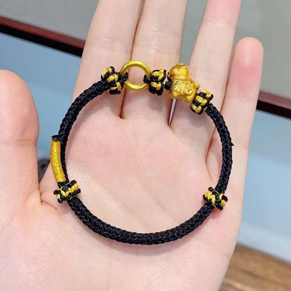 New Year Horse Weave Hand Rope Exquisite Woven Beaded Bracelet New Year Gift