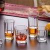 2pcs Daily Glass Cups Square Cups Beer and Spirits Cups Water Cups Milk Tea Cups Whisky Cups Restaurants Bars Tea Cup Beer Mug