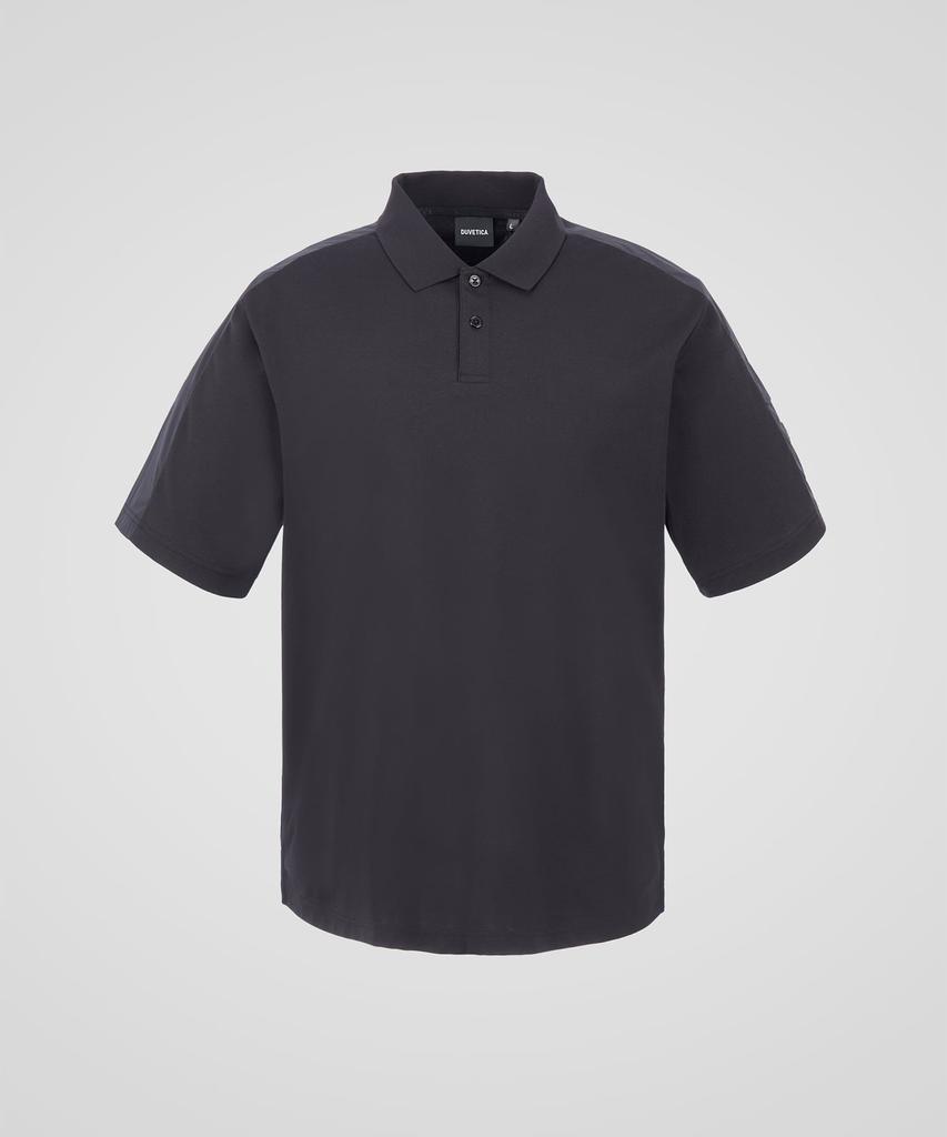DUVETICA Fontremoli N (Black) (Men'S Short-Sleeve Polo Shirt)
