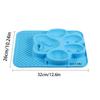 Pet Slow Feeder Mat Suction Cup Lick Pad Snuffle Mat Anti-Choke Dog Plate Stable Licking Mat for Dogs Cats Pet Supplies