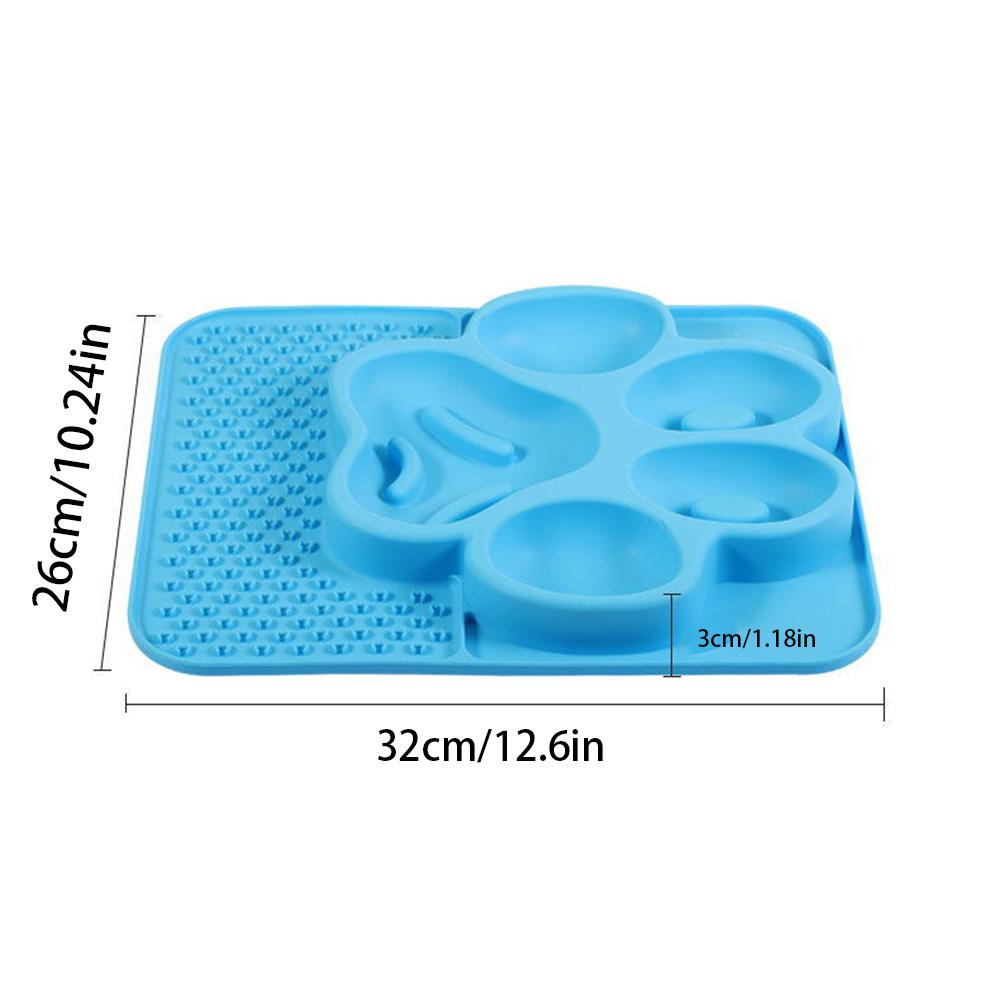 Pet Slow Feeder Mat Suction Cup Lick Pad Snuffle Mat Anti-Choke Dog Plate Stable Licking Mat for Dogs Cats Pet Supplies