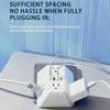 Outlet Surges Protector Extender Outlet Splitter With 6 Outlets 2 USB Ports 2 USB C Ports Small Power Strip For Home Travel