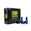 OMP-Set Гайки OMP 27 мм Синие 20 шт. M14 x 1,25
