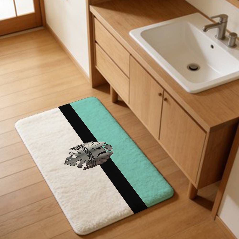 B-BianchiS Bike Logo Floor Mat Rectangle Anti-slip Home Soft Badmat Front Door Indoor Outdoor Mat Welcome Doormat