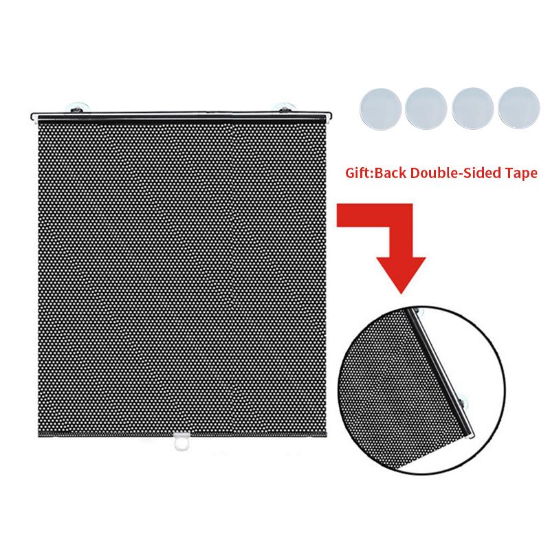 Выдвижная затеняющая штора для автомобиля, рулонная штора для бокового окна, бытовые гостиные, солнцезащитная штора, рулонные жалюзи, крышка на лобовое стекло, спальня, кухня, сетка
