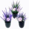 Nordic Purple Lavender Artificial Potted Plant for Home Decor.