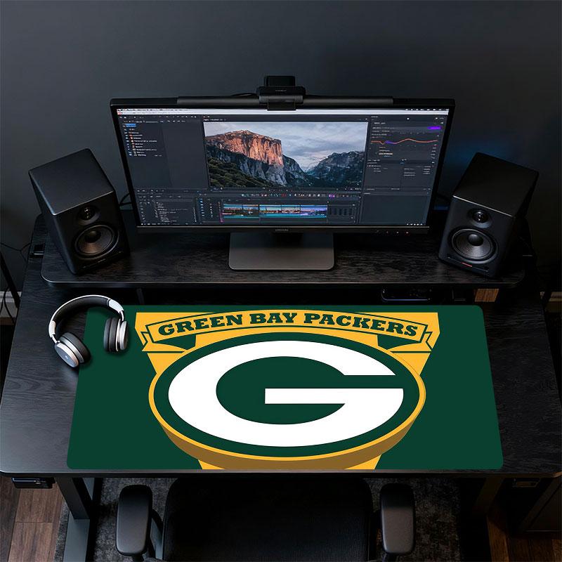 PIT Steelers Mouse Pad, Large Gaming Desk Mat, Non-slip XXL Mousepad for Laptop & Tablet, Mini PC Playmat with Stitched Edges