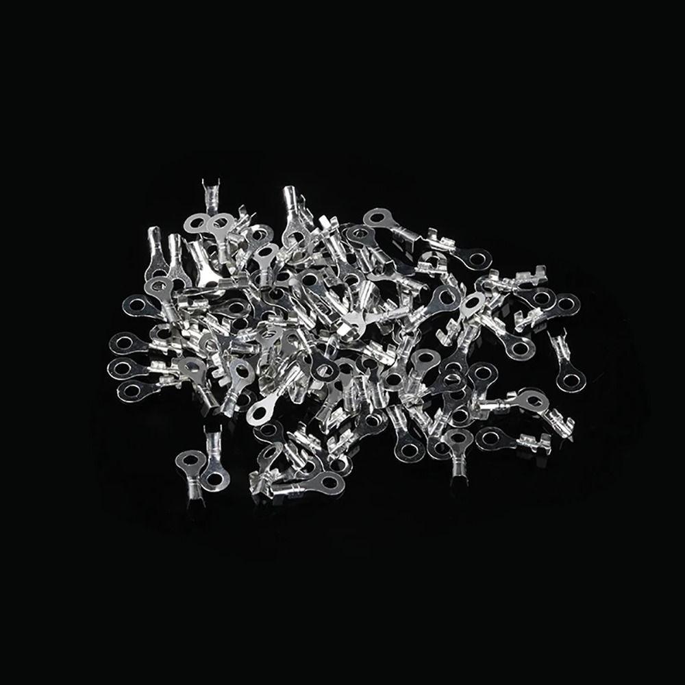 100 шт. Луженые кольцевые наконечники M3/M4/M5/M6/M8 Проводной соединитель Новый клеммный блок DJ431