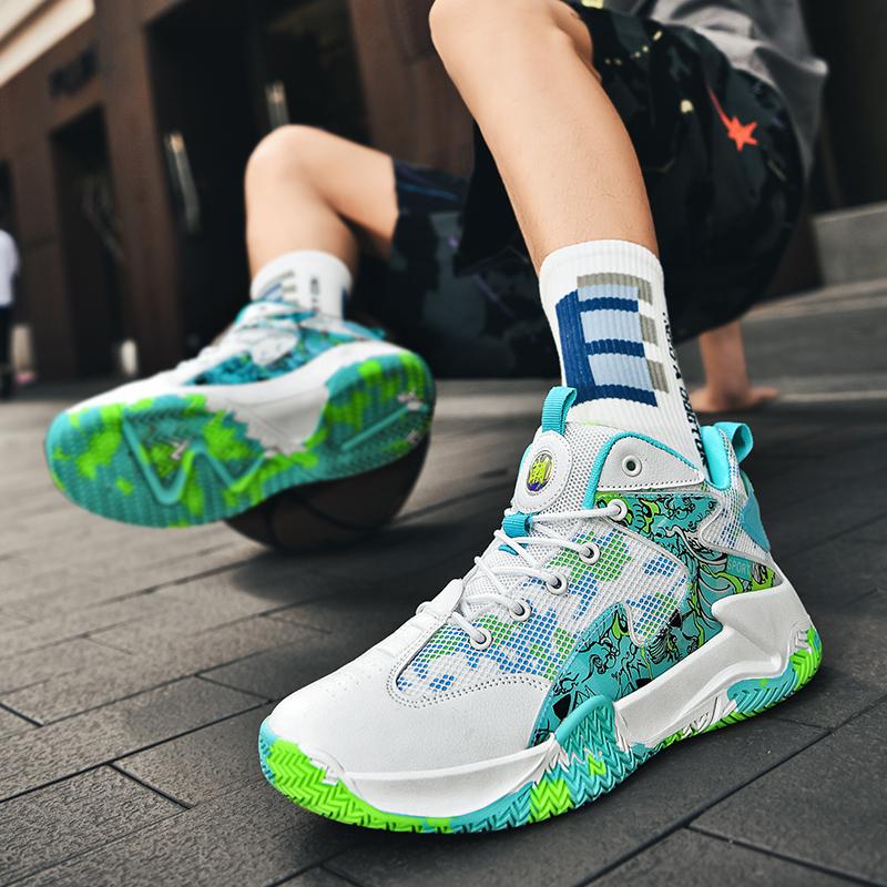 Баскетбольные кроссовки, мужские кроссовки, легкие амортизирующие кроссовки, дышащие кроссовки с сеткой, мужская обувь