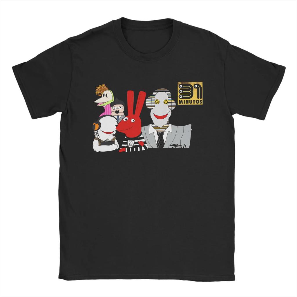 31 Minutos Comedy Tv Show T Shirt Hipster Tshirts Short Sleeves Y2k Funny Tshirt Summer 100 Cotton Oversized Tees