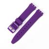 16mm 17mm 19mm 20mm Rubber Watch Strap for Swatch Colorful Sports Band Replacement Wrist Bands Soft Waterproof Silicone Bracelet