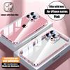 Официальный не желтеющий прозрачный чехол с покрытием для For Iphone 16 15 14 13 12 11 Pro Max Plus Ультратонкая защитная пленка для линз Мягкая крышка