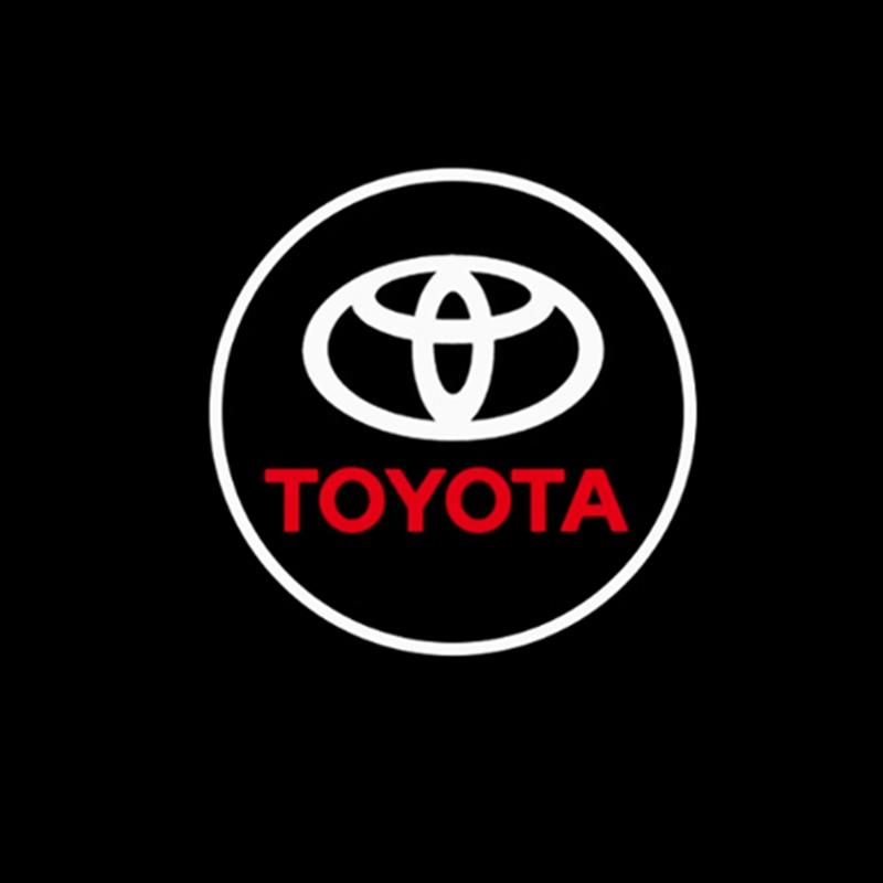 2 шт. Светодиодные приветственные огни для дверей автомобиля для Toyota, Проекторы с логотипом, Подходят для Toyota Highlander / RAV4 / Camry / Avalon / Corolla /pra