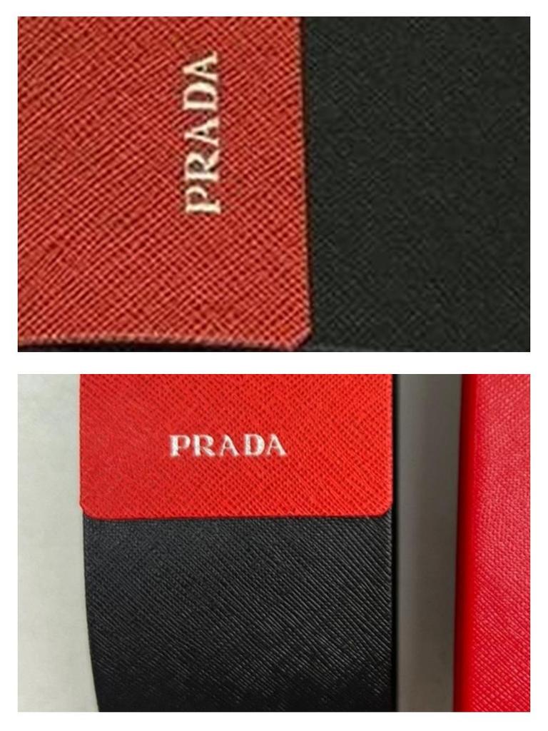 Prada Жесткий футляр для очков с красно-черной вставкой, Портативная коробка для хранения солнцезащитных очков с текстурой кожи, с салфеткой для очков и подарочной коробкой