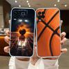 UP13 Basketball Art Shoot Transparent Phone Case for Samsung Galaxy A04 A04S A14 A23 A34 A54 M23 M33 M52 M53