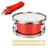 Snare Drum Percussion for Kids Concert Play Party 2 Sticks with Strap Small Lightweight Design