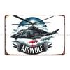 Airwolf Clarkfraser Metal Sign Party Designing Wall Cave Poster Designing Tin Sign Poster