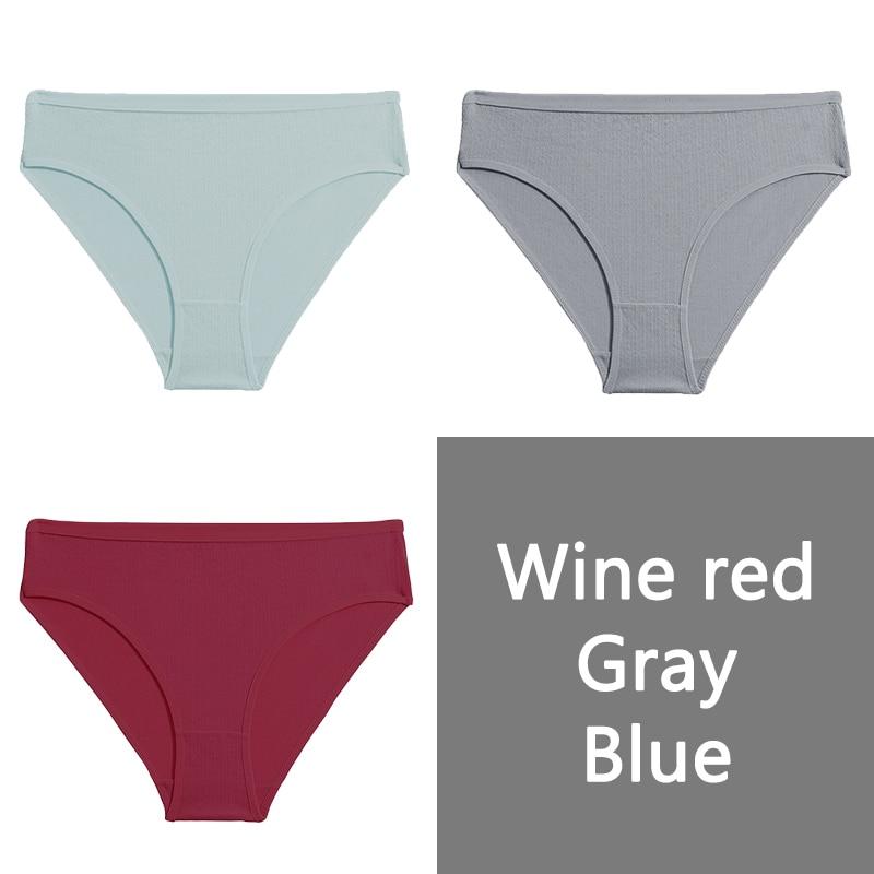 FINETOO Хлопковые трусики S-XL, женские трусы с низкой посадкой, женское удобное нижнее белье, модные жаккардовые трусики, нижнее белье, 3 шт.