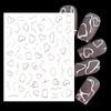 1PCS Laser Love Nail Stickers