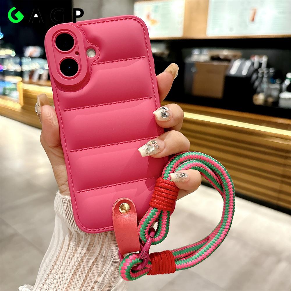Ремешок на запястье Чехол-куртка для For Iphone 16 1 13 14 12 11 Pro Max 16plus Ударопрочный для For Iphone 16pro Max Чехол