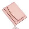 [Round Sheep] Mini Wallet Ladies Genuine Leather Trifold Wallet Mini Wallet Leather Tri-fold Wallet Compact Smaller Popularity Affordable Price Fas21
