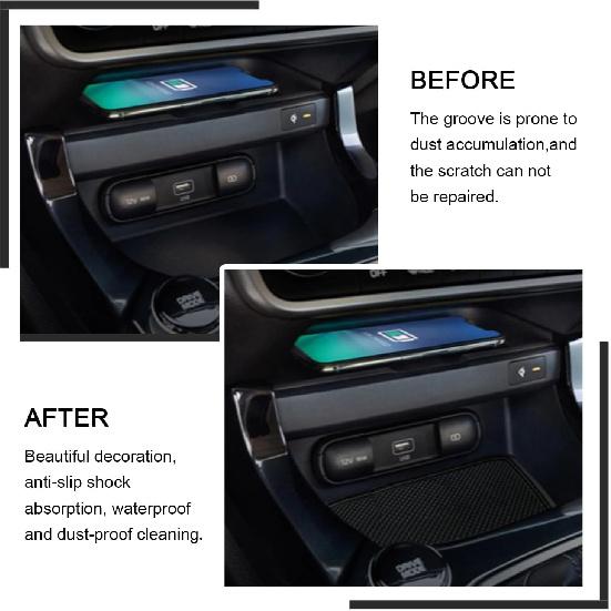 YEE PIN для Kia Seltos Вкладыш в центральную консоль Коврики в дверные карманы Дверные коврики Подходят для 2021-2024 2025 Kia Seltos 2026 Аксессуары LX/S/EX/Nightfall