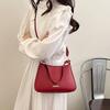 Trendy Spring Solid Color Underarm Bag For Women Chic Stylish Shoulder Bag