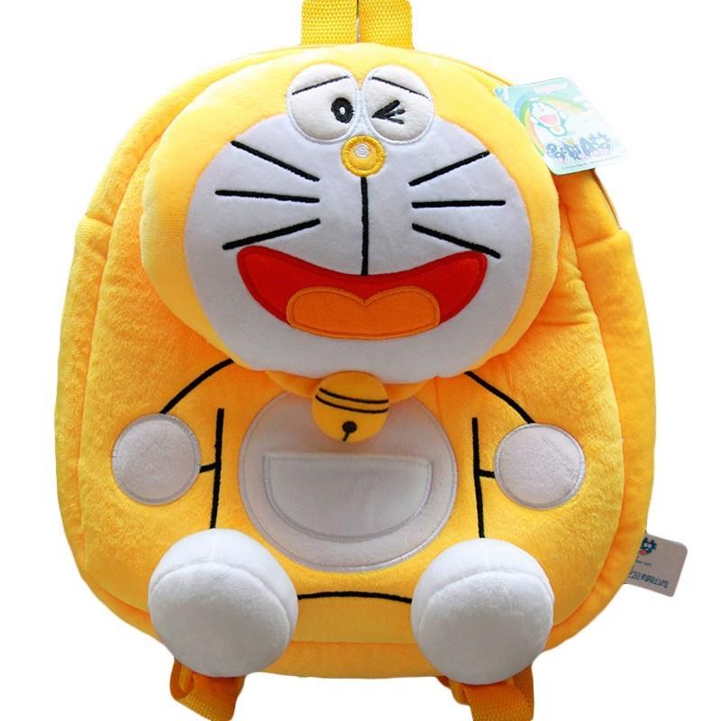 Doraemon Multiple Colors Backpack Plush Toy Shoulder Bag Kids Decoration Gift