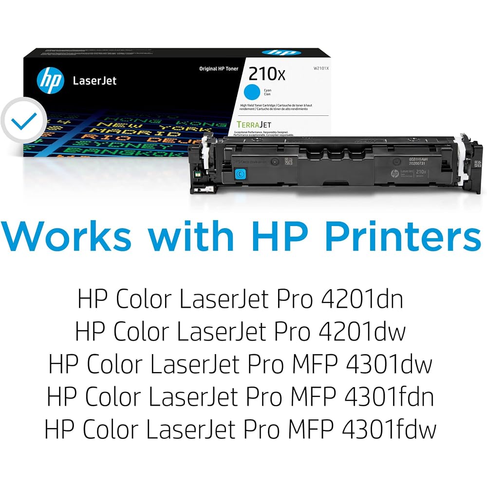 HP 210X Cyan Original LaserJet Toner Cartridge