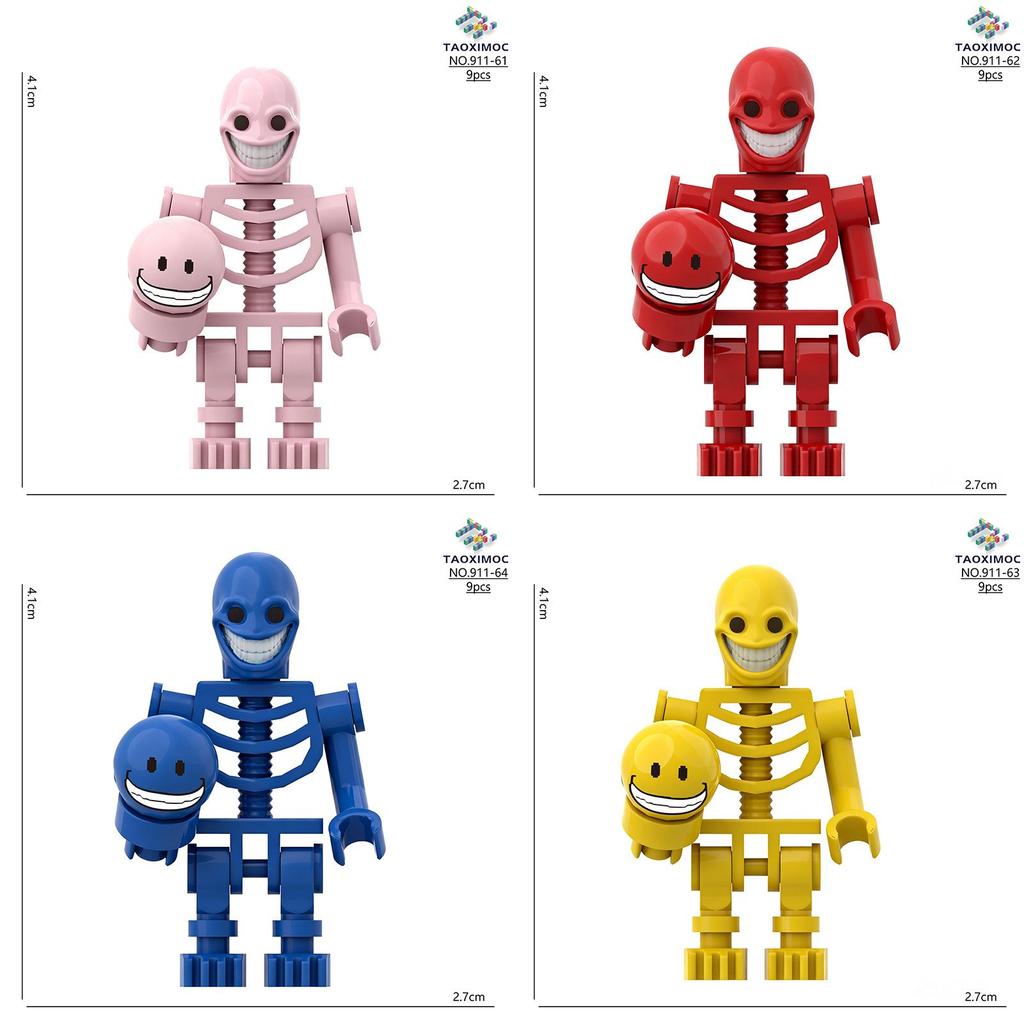 Pixel World Gaming Collectible Figure With Building Blocks For Brain Development