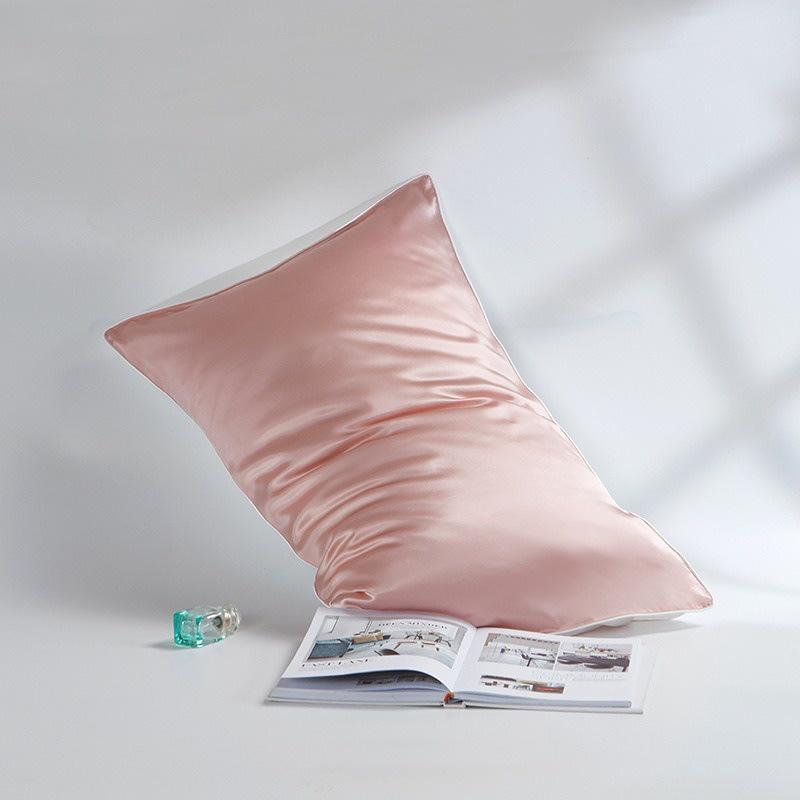 Mulberry Silk Pillowcase Pair - High-Grade Solid Color for Skin & Hair Care