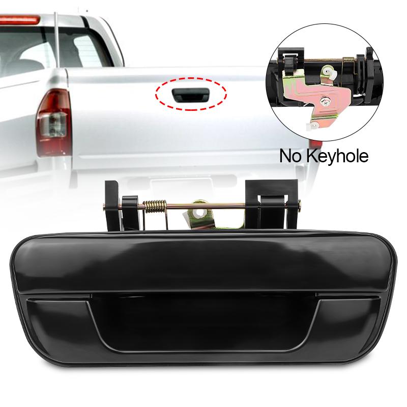 Tailgate Handle No Keyhole Chrome Black For Holden Colorado RC Rodeo RA DMAX 2003-2012 For Isuzu DMAX D-MAX Ute 2006-2012 Parts
