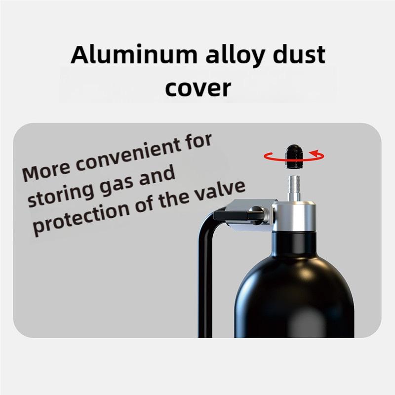 200PSI High Pressure Tank Pump Inflator Tyre Air bottle Tire Booster 1.3L With Valve Gas Cylinder For Bike Vacuum Tubeless Tire