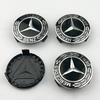 Колпачок ступицы колеса Mercedes Benz 75 мм новый черный Колпак для Mercedes w204 w211 w205 W212 amg w203 w213 w124 w176 w177 аксессуары