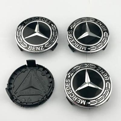 Колпачок ступицы колеса Mercedes Benz 75 мм новый черный Колпак для Mercedes w204 w211 w205 W212 amg w203 w213 w124 w176 w177 аксессуары