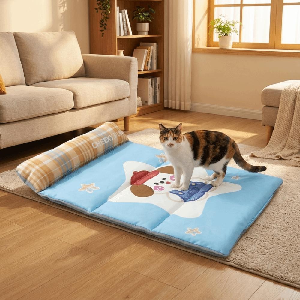 Anti-Slip Pet Sleeping Pad Breathable Dog Bed Pad Pet Ice Mat Pet Rest Cushion Kennel