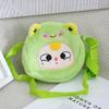 Dopamine Three Baby Single Shoulder Crossbody Bag Panda Rabbit Frog Plush Bags